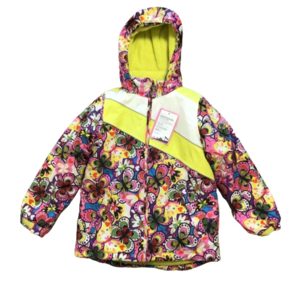 The Children’s Place Butterfly Hooded 3 in 1 Jacket Large NWT